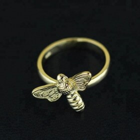 Silver-Cute-Bee-latest-gold-ring-design (3)